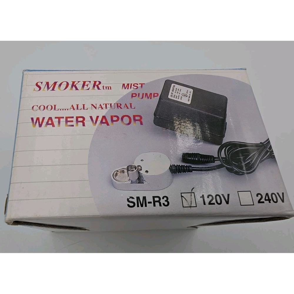 Smoker Mist Pump SM-R3 All Natural Wayer Vapor 120v/240v New